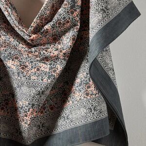 ANTHROPOLOGIE NWT Alix Kierchief Cotton Scarf